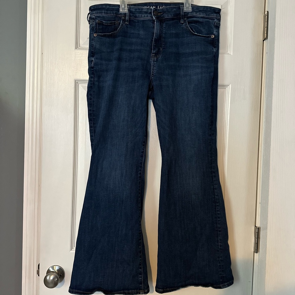 American Eagle Ne(x)t Level Low Rise Flare Jean
